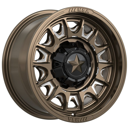 EFX MotoRally 28x10-15 Tires on MSA M55 Commander Gloss Bronze Milled Wheels EFX MotoRally 28x10-15 Tires on MSA M55 Commander Gloss Bronze Milled Wheels