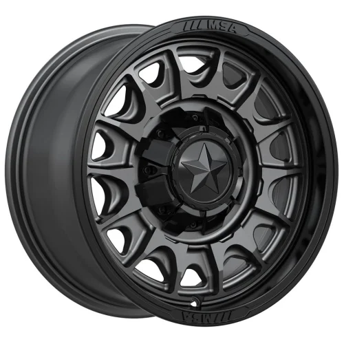 MSA M55 Commander Matte Gunmetal wheel