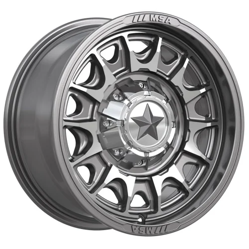 MSA M55 Commander Platinum Machined wheel