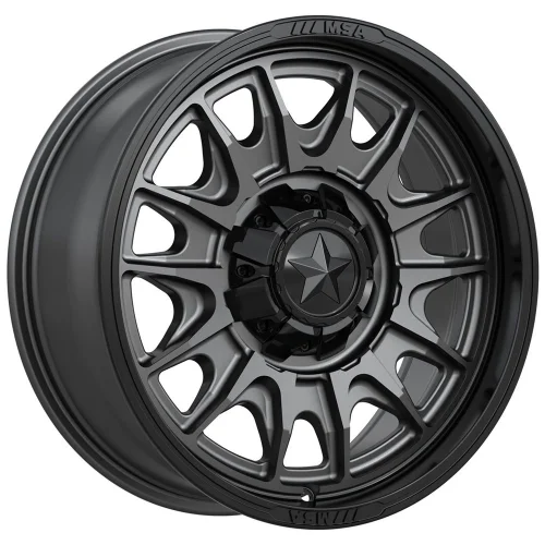 MSA M55 Commander Matte Gunmetal wheel