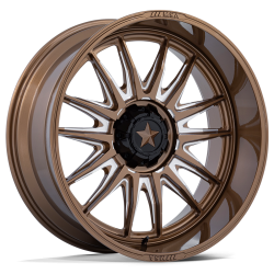 MSA M55 Commander Gloss Bronze Milled 24x10 Wheels/Rims (Full Set)