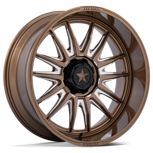 MSA M55 Commander Gloss Bronze Milled (24x10) wheel
