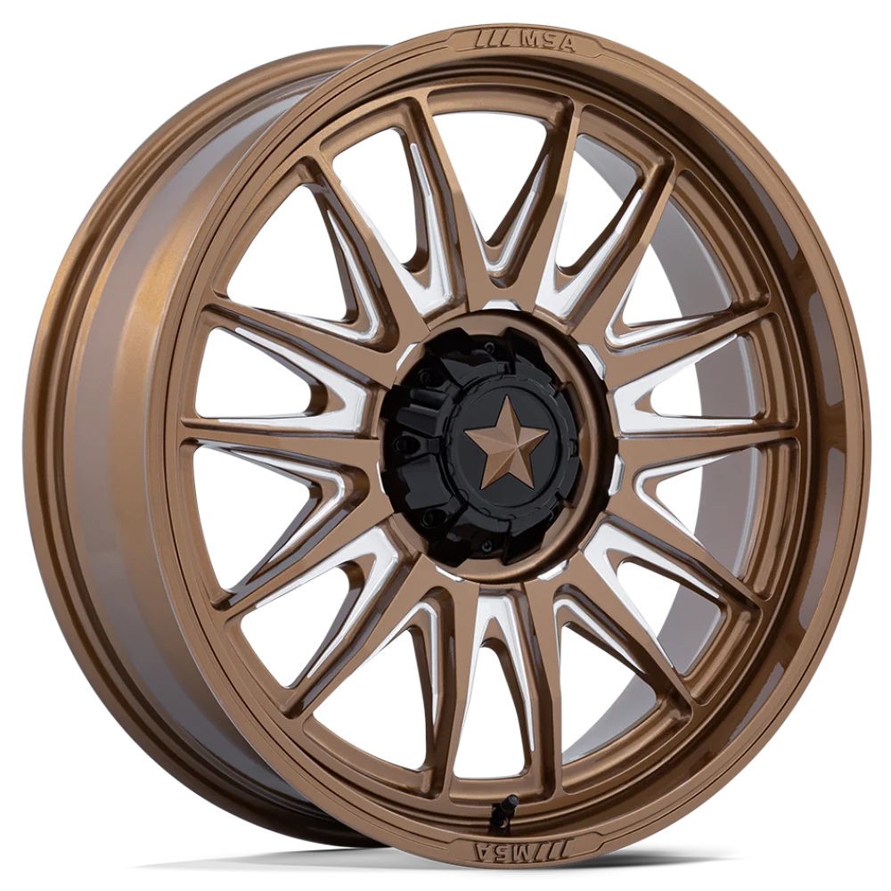 MSA M55 Commander Gloss Bronze Milled wheel