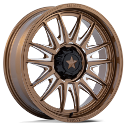 MSA M55 Commander Gloss Bronze Milled 15x7 Wheels/Rims (Full Set)