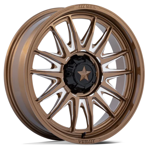 MSA M55 Commander Gloss Bronze Milled wheel