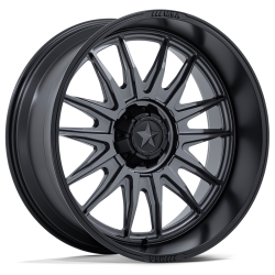 MSA M55 Commander Matte Gunmetal 24x10 WheelsRims (Full Set)
