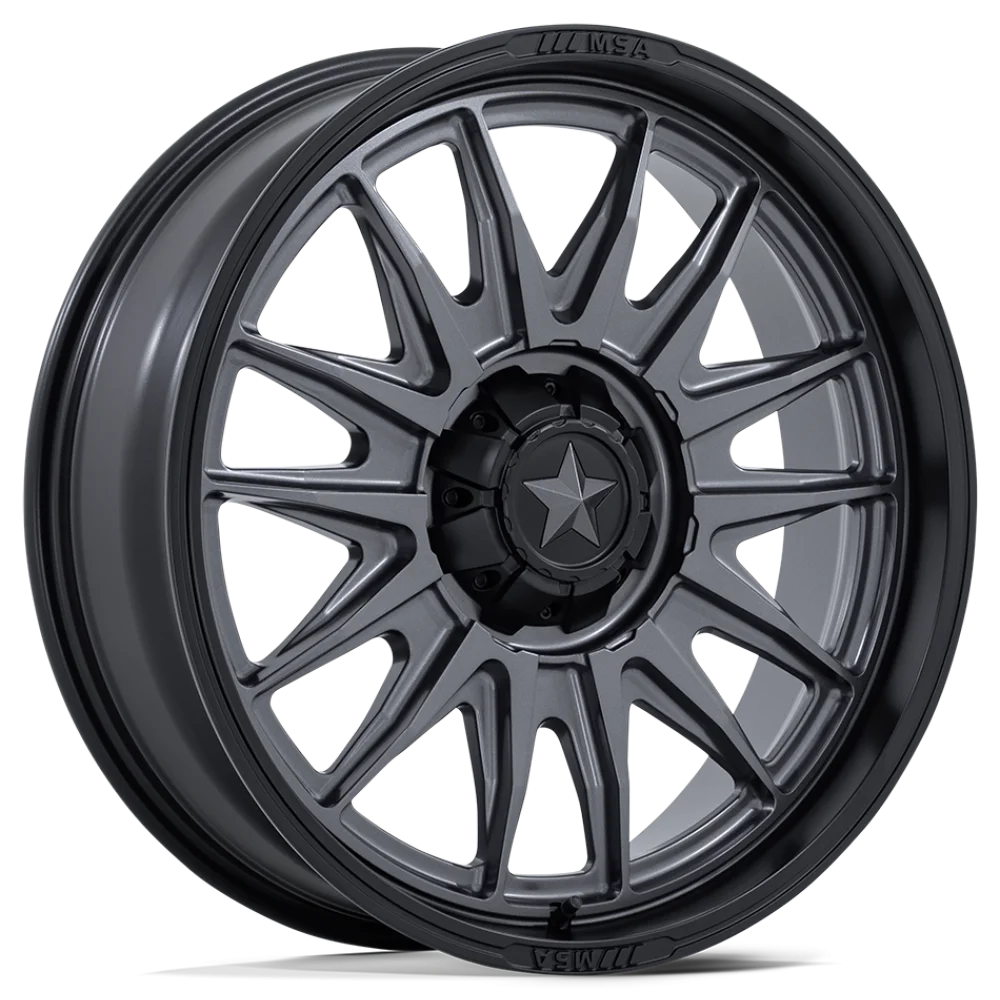 MSA M55 Commander Matte Gunmetal wheel