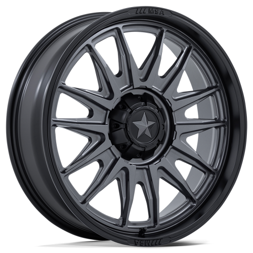 Frontline ACP 35x10-22 Tires on MSA M55 Commander Matte Gunmetal Wheels