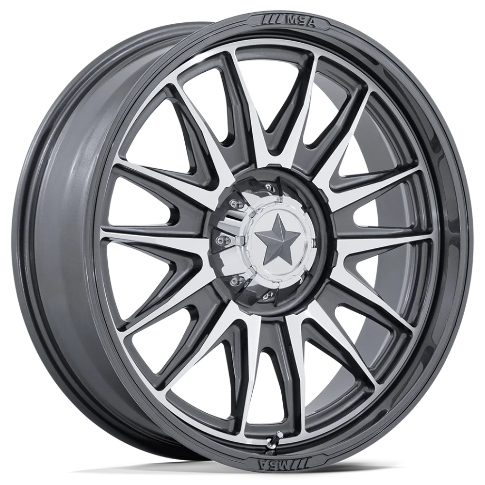 MSA M55 Commander Platinum Machined wheel