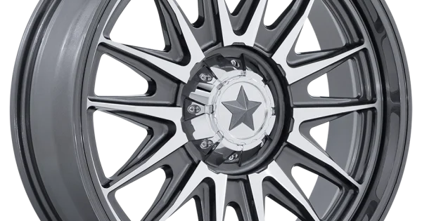 MSA M55 Commander Platinum Machined 15x7 Wheel/Rim