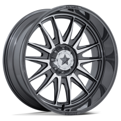 Assassinator Mud Tires 44x12-24 on MSA M55 Commander Platinum Machined (24x10) Wheels
