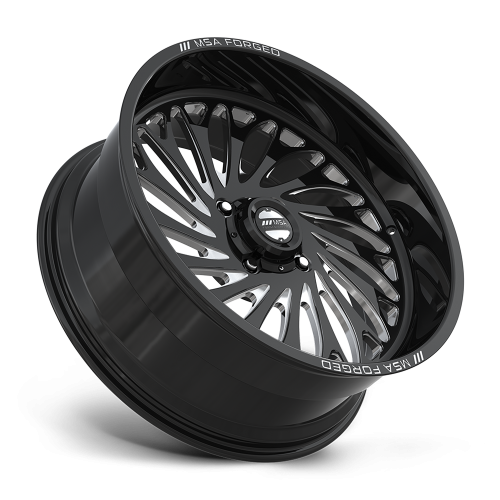 MSA Coil Gloss Black Milled 24x10 Forged Wheels/Rims (Full Set) MSA Coil Gloss Black Milled 24x10 Forged Wheels/Rims (Full Set)