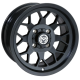 Assassinator Mud Tires 28x8-14 on Moose Offroad 27 X Matte Black Wheels