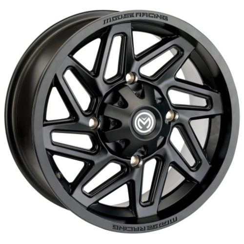 EFX MotoSlayer 30x9.5-14 Tires on Moose Offroad 361x Matte Black Wheels