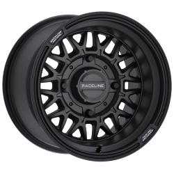 System 3 Offroad XTR370W 32x12-15 (10ply) Radial Tires on Raceline A13 Omega Satin Black (15x10) Wheels