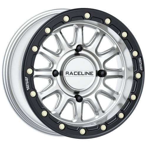 Raceline A14 Alpha Hyper Silver with Black Ring 15x7 Beadlock Wheels/Rims (Full Set) Raceline A14 Alpha Hyper Silver with Black Ring 15x7 Beadlock Wheels/Rims (Full Set)