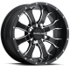 Raceline A77 Mamba Satin Black 15x7 Wheels/Rims (Full Set)