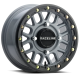 Raceline A93 Podium Stealth Grey with Black Ring 15x7 Beadlock Wheels/Rims (Full Set)