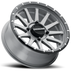 Raceline A95 Trophy Stealth Grey 14x7 Wheels/Rims (Full Set)