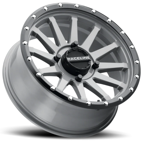 Raceline A95 Trophy Stealth Grey 15x7 Wheels/Rims (Full Set)