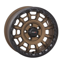 System 3 Offroad SB-10 Beadlock Matte Bronze 15x9 Wheels/Rims (Full Set)