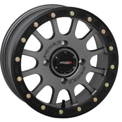 ITP MT911 27x10-14 (8ply) Tires on System 3 Offroad SB-5 Gunmetal Grey Beadlock Wheels ITP MT911 27x10-14 (8ply) Tires on System 3 Offroad SB-5 Gunmetal Grey Beadlock Wheels
