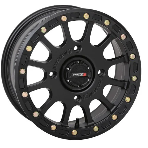 System 3 Offroad SB-5 Matte Black Beadlock wheel