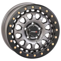 Atturo Trail Blade Boss 32x10-15 (8ply) Radial Tires on System 3 Offroad SB-6 Gunmetal Grey Beadlock Wheels