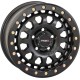 System 3 Offroad SB-6 Matte Black 15x7 Beadlock Wheels/Rims (Full Set)