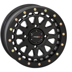 EFX MotoRavage 30x10-15 (8ply) Radial Tires on System 3 Offroad SB-6 Matte Black Beadlock Wheels