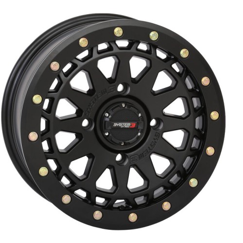 EFX MotoRavage 30x10-15 (8ply) Radial Tires on System 3 Offroad SB-6 Matte Black Beadlock Wheels EFX MotoRavage 30x10-15 (8ply) Radial Tires on System 3 Offroad SB-6 Matte Black Beadlock Wheels