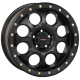 Terache Aztex XL 33x9-18 (8ply) Tires on System 3 Offroad SB-7 Matte Black Beadlock Wheels