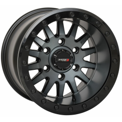 Frontline ACP 33x12-15 (10ply) Tires on System 3 Offroad SB-8 Matte Brushed Grey (15x10) Beadlock Wheels Frontline ACP 33x12-15 (10ply) Tires on System 3 Offroad SB-8 Matte Brushed Grey (15x10) Beadlock Wheels