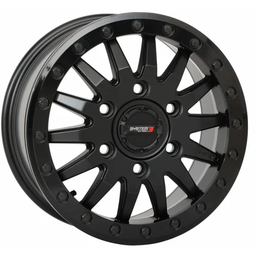 SB-8 Matte Black Beadlock wheel