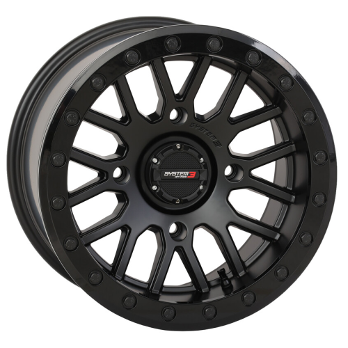 System 3 ATX470 33x10-15 Tires on SB-9 Matte Black (15x9) Beadlock Wheels System 3 ATX470 33x10-15 Tires on SB-9 Matte Black (15x9) Beadlock Wheels