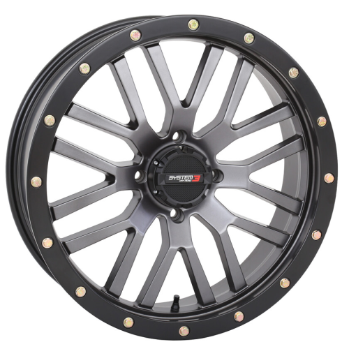 EFX Motoclaw 33x10-20 Tires on System 3 Offroad ST-3 Matte Gunmetal Wheels