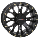 Quadboss QBT889 28x10-14 (8ply) Radial Tires on System 3 Offroad ST-3 Matte Black Wheels