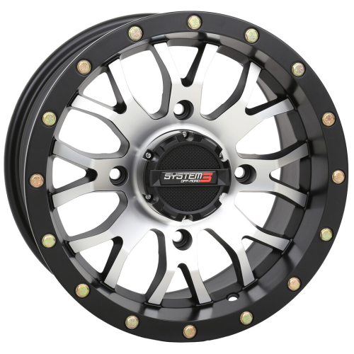 ITP MT911 27x10-14 (8ply) Tires on System 3 Offroad ST-3 Machined Wheels