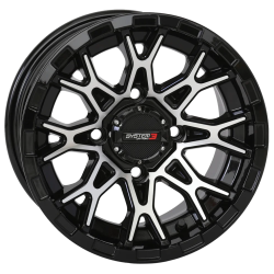 BKT AT 171 28x9-14 Tires on ST-6 Machined Wheels BKT AT 171 28x9-14 Tires on ST-6 Machined Wheels