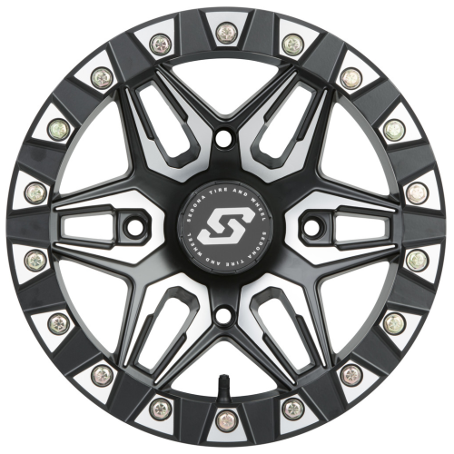 Sedona Split 6 Black Machined 15x6 Beadlock Wheels/Rims (Full Set) Sedona Split 6 Black Machined 15x6 Beadlock Wheels/Rims (Full Set)