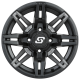 Sedona Rukus Satin Black and Gunmetal 14x7 Wheels/Rims (Full Set) Sedona Rukus Satin Black and Gunmetal 14x7 Wheels/Rims (Full Set)