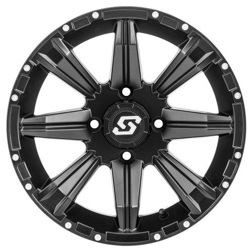 Sedona Sparx Satin Black 15x7 Wheels/Rims (Full Set) Sedona Sparx Satin Black 15x7 Wheels/Rims (Full Set)