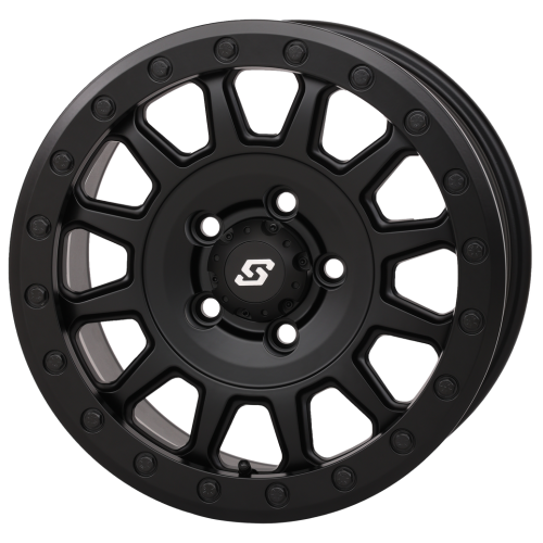 Sedona Adapt Matte Black 15x7 Beadlock Wheels/Rims (Full Set)