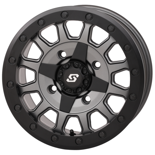 Sedona Adapt Matte Gunmetal Grey 15x7 Beadlock Wheels/Rims (Full Set)