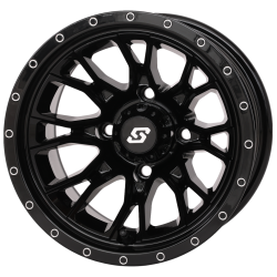 Sedona Fusion Gloss Black 12x7 Wheel/Rim