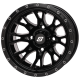 Sedona Fusion Gloss Black 12x7 Wheel/Rim