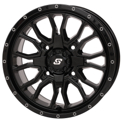 Sedona Fusion Gloss Black 12x7 Wheel/Rim
