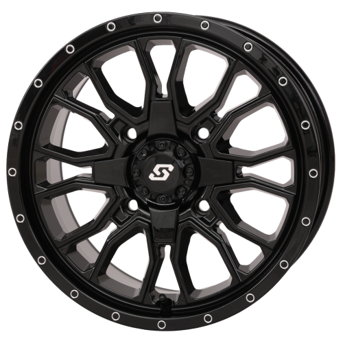 Sedona Fusion Gloss Black 12x7 Wheel/Rim