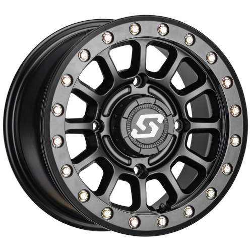 Sedona Sano Satin Black 15x7 Beadlock Wheels/Rims (Full Set) Sedona Sano Satin Black 15x7 Beadlock Wheels/Rims (Full Set)