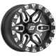 Tusk Terrabite 30x10-14 Radial Tires on Sedona Split 6 Gloss Black Machined Beadlock Wheels